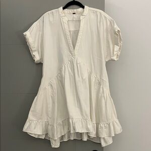 Free People Cream Tunic Dress